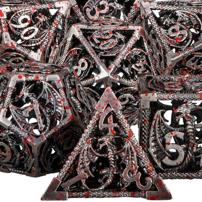 Hollow DND Metal Dice Set - DelveIn 2U - 3256804106037437 - DJ - 02