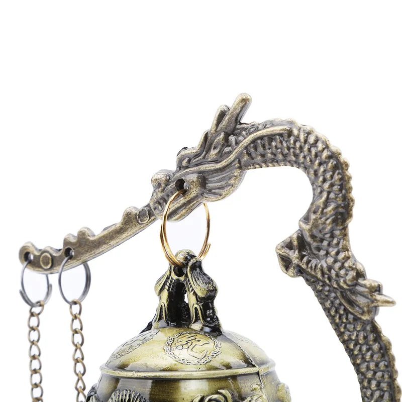 Dragon Carved Bell - Chinese Geomantic Zinc Alloy Artware - DelveIn 2U - <none>