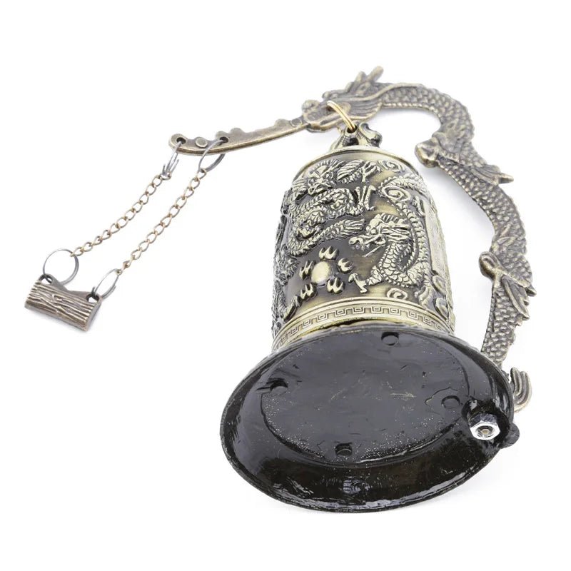 Dragon Carved Bell - Chinese Geomantic Zinc Alloy Artware - DelveIn 2U - <none>