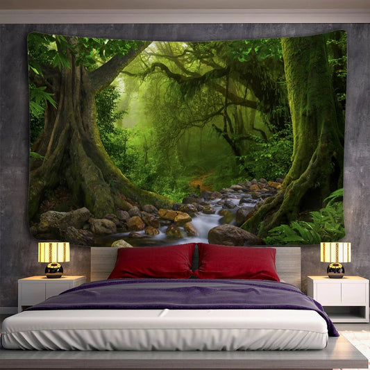 Forest Scenes Wall Cover - DelveIn 2U - 14:1254#cmyk115;5:203586281#150x130cm