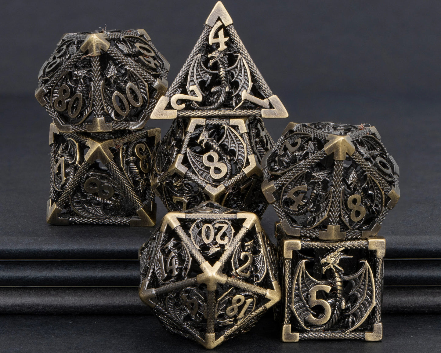 Hollow DND Metal Dice Set - DelveIn 2U - 3256804106037437 - DJ - 09