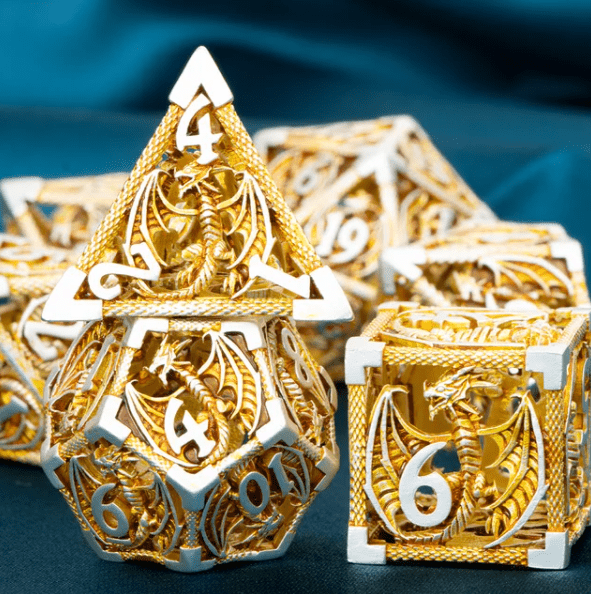 Hollow DND Metal Dice Set - DelveIn 2U - 3256804106037437 - DJ - 06