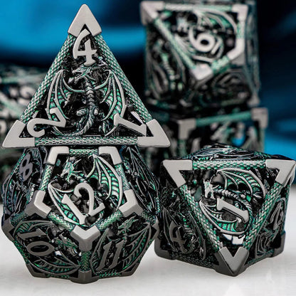 Hollow DND Metal Dice Set - DelveIn 2U - 3256804106037437 - DJ - 09