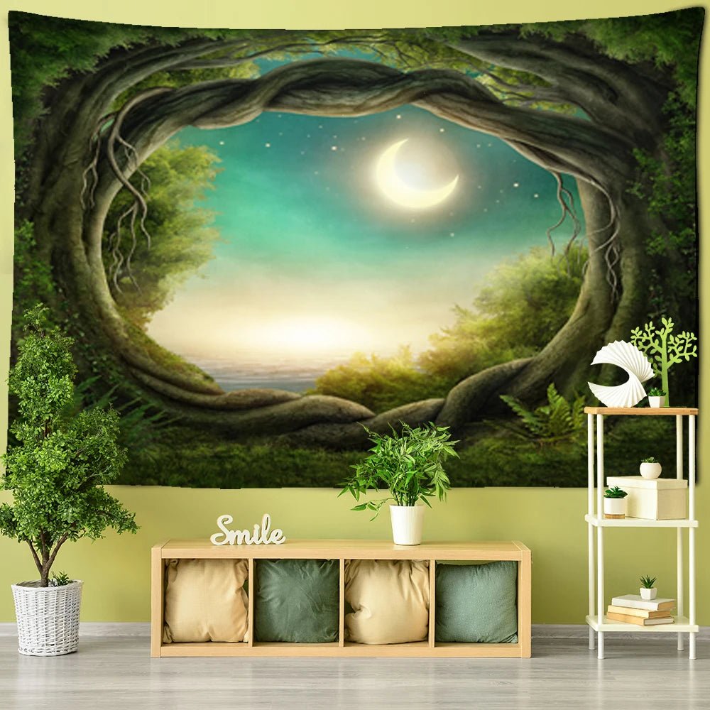 Trees Hanging Wall Cover - DelveIn 2U - 14:100013777#cmyk113;5:203586281#150x130cm