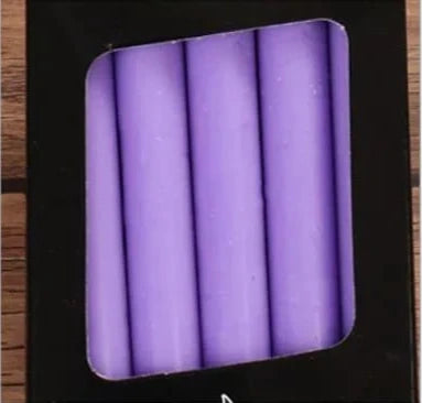 10pcs Taper Rod Soy Wax Candles - DelveIn 2U - 14:361162#purple 160MM X 12MM