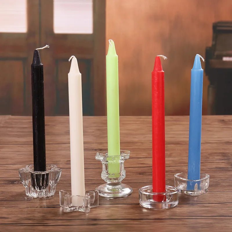 10pcs Taper Rod Soy Wax Candles - DelveIn 2U - 14:200006151#blue 200MM X 18MM