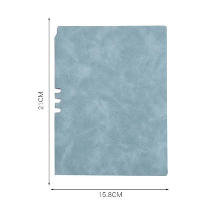 Retro Faux Leather Journal with Pen Holder - DelveIn 2U - 14:13978534#Sky Blue