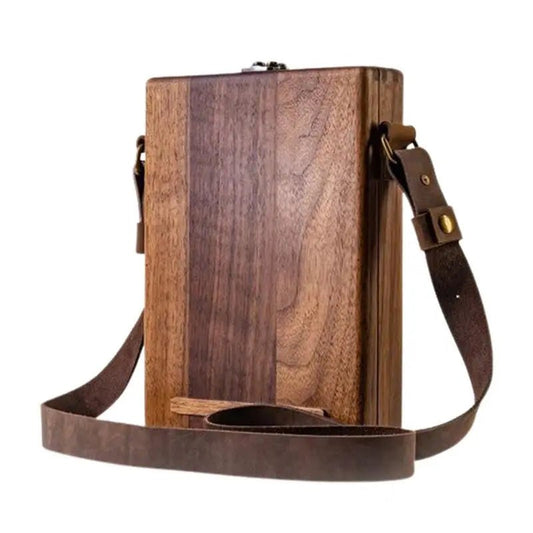 Wooden Messenger Bag & Portable Easel - DelveIn 2U - 200007763:201336100